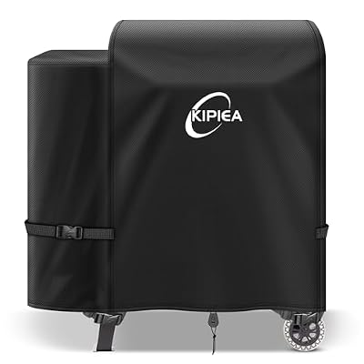 Kipiea 600D Pellet Grill Cover for Pit Boss 700FB, Classic 700, and Pro 600 Series, Waterproof BBQ Smoker Cover, UV Resistant