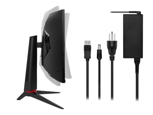 Image of CrystalPro by Monoprice 34 inch Curved 1000R Ultrawide 1440P Monitor, 3440 x 1440P @ 165 Hz, 2ms (OD) VA Panel with USB Type‑C PD 65W and Height‑Adjustable Stand for Business & Gaming