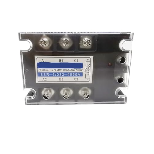 Relais statique triphasé 60A SSR-3 4860A pour supprimer les arcs électriques de commutation