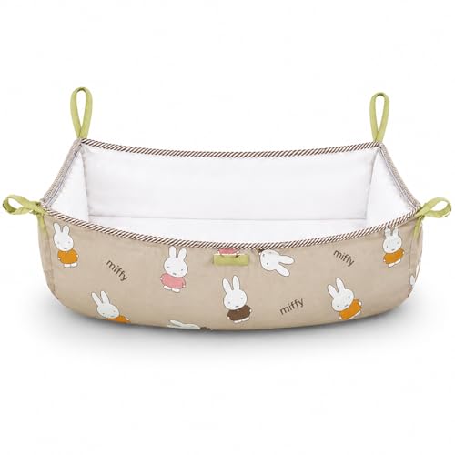Image of Traditional Baby Khoyu /Cotton Cradle Cloth for Ghodiyu /Jhula /Palna with Astar Double Layer Support | Cloth for Cradle Stand Use Rabbit Print (Brown)