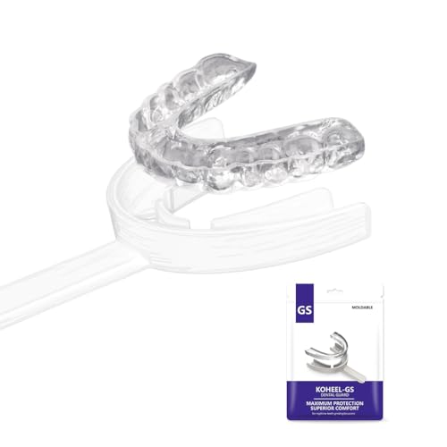 KOHEEL Gouttière Dentaire avec plateau de formage, Gouttière pour le grincement des dents, Gouttière contre le bruxisme, moulable et facile à utiliser, 5 pièces (Petites tailles Blanc)