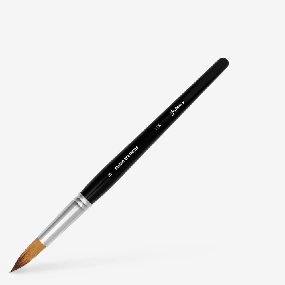 Jackson's : Studio Synthetic Watercolour Brush : Round : Size 16
