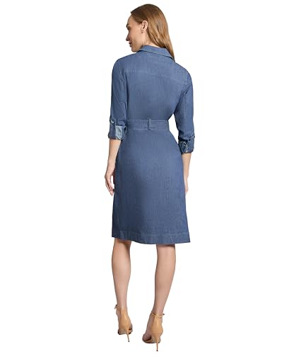 Jones New York Women's Pork Chop Pkt Tie Dress3