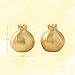 Pomegranate Gold Salt Pepper Shakers Set of 2 Cute Modern Decorative Kitchen Table Decor for Home Restaurants Decor Gifts for Housewarming Wedding Friends and Family Return Gifts (Pomegranate)