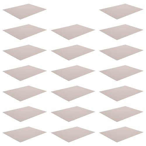SOIMISS 20 Piezas Cartón Corrugado Gris para Manualidades Soporte Rígido para Encuadernación Base Creativa para Modelismo y Proyectos DIY