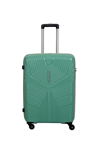Image of VIP Aristocrat 3 Pc Set Cabin 55 Cm (Small),66 Cm (Medium),76 Cm (Large) 4 Spinner Wheel Trolley,Hard Case Lightweight Bag & Combination Lock Suitcase With 5 Years International Warranty (Slate Green)