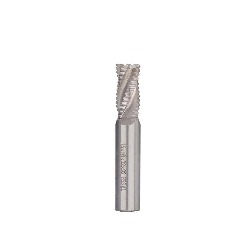 Fraise en bout d'ébauche HSS fraise 4 cannelures 5-20mm CNC Machine-outil routeur peu outil de fraisage en métal HSS Cutter(6xD6x24x68)