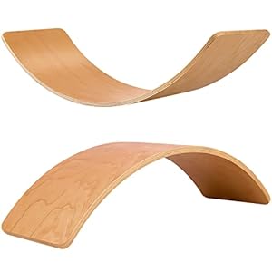 Wooden Balance Board Kids, 37″ Natural Wobble Board Wooden Toys for Toddlers Kids & Adults, Birthday Gifts for 3 4 5 6 7 8 Year Old Boys Girls Kids, Open Ended Montessori Waldorf Learning Toy