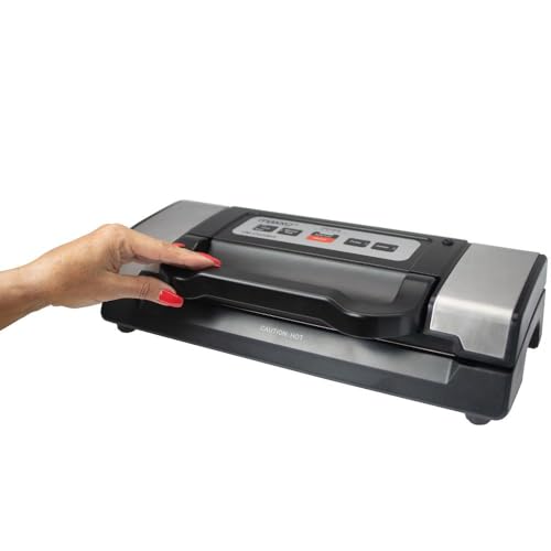 Maxxo VM Comfort Machine sous vide professionnelle automatique appareil de mise sous vide alimentaire en acier inoxydable 12 l/min 110 W