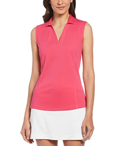 Image of PGA Tour Women's Petite Airflux Sleeveless Polos