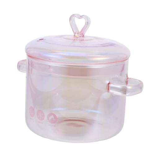 Opiniones de Sarten de vidrio comprados en linea. 45 HEMOTON 1. Ollas De Vidrio Rosa De 5 L/51 Oz/6 Tazas Para Cocinar En La Estufa Olla De Vidrio Con Tapa Olla De Vidrio Y Sartén Con Tapa Para Fideos Pasta Sopa Cereales (Rosa)