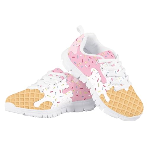 Girls Running Sports Shoes Lightweight Kids Causal Sneakers for School Road4