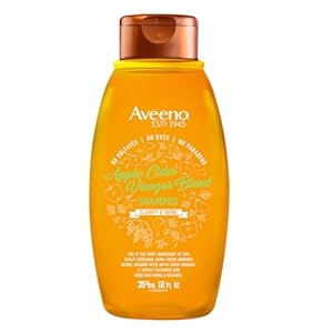 Aveeno Scalp Soothing Shampoo, Apple Cider Vinegar Blend, 12 Fl Oz