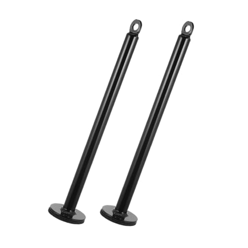 Happyyami 2pcs Barbell Slice Weight Rod Holder for Fitness Pulley System Portable Loading Pin for Strength Training Equipment Easy Installation Versatile Design for Home Gym Use