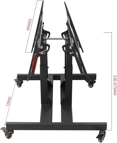 Soporte móvil para TV con ruedas y altura portátil miniatura 2