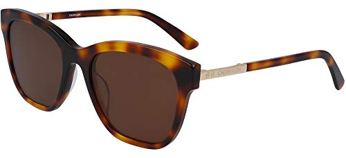 Lunettes de soleil Calvin Klein Jeans CK19524S 41724 Lunettes de soleil Havana 55 mm Unique - vue 3
