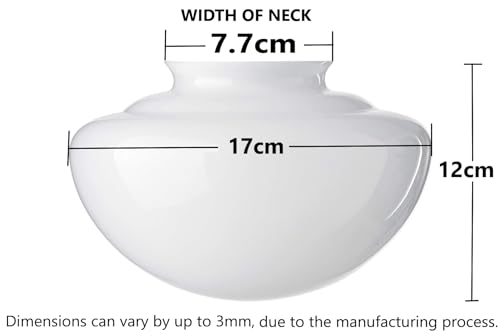 Houston Ceiling Fan Lampshade, 17cm (6½") diameter