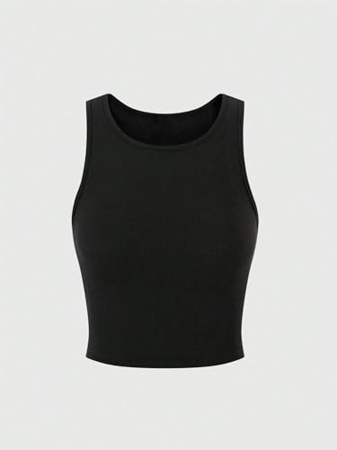 Image of KERI PERRY Tops for Women Crop Top for Women's Tank Activewear Tee Sports Western Casual Cotton Camisole Pack of 3 Combo