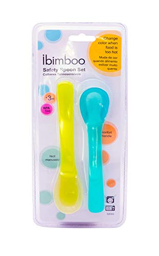 Colher Termica Com 2 Unid Verde, Ibimboo, Verde E Amarelo