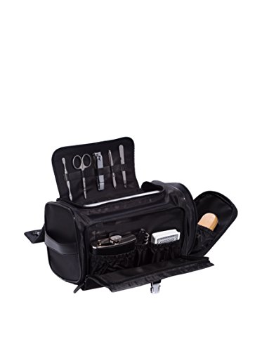 Tragetasche, Leder, Nylon, Schwarz, 13 Stück Cover