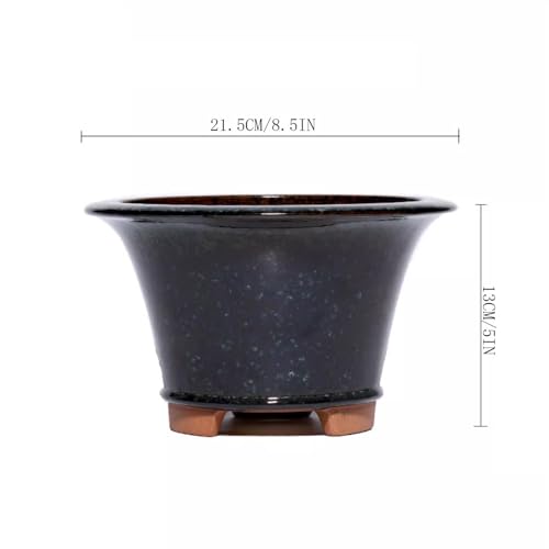 Pot de fleurs classique d'intérieur en sable violet fait main
