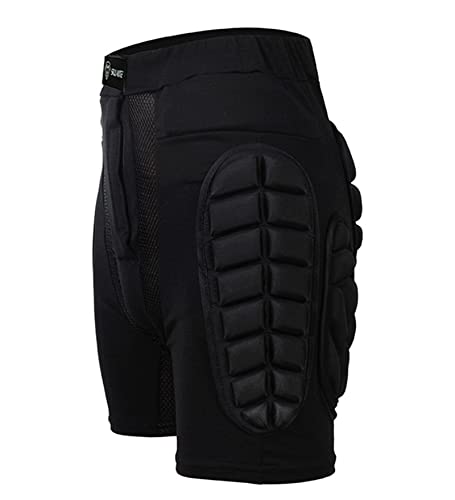 XINNI Protective Padded Impact Shorts for Skiing Ice Skating Snowboarding Ski Skate Hip Butt Protection for Men Women XL Black XINNI Protective Padded Impact Shorts for Skiing Ice Skating Snowboarding Ski Skate Hip Butt Protection for Men Women XL Black