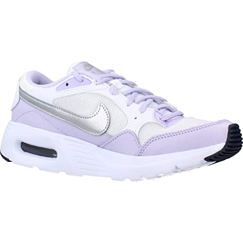Image of Nike Air Max Sc (Gs) Boys Shoes Size 6.5, Color: White /Metallic Silver