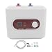Scaldabagno elettrico mini serbatoio, Scaldabagno elettrico da 8 litri Mini scaldabagno elettrico da 1500 W， Riscaldatore ad accumulo di acqua per uso domestico