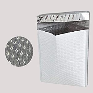 Imbaprice 25#0 (6" X 10") Pure White Color Self Seal Poly Bubble Mailers Padded Shipping Envelopes (Total 25 Bags) #TOP3