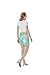 Matchable Family Hawaiian Chic Ruffled Resort Shorts, Wispy Cereus Palm Mist, Women, Medium