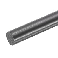 QUARKZMAN Graphitstab, Graphitrührstab Zylinder Stab Kohlestab 150x10mm Schwarz für Elektrode, Schmelzgießen, Tiegel