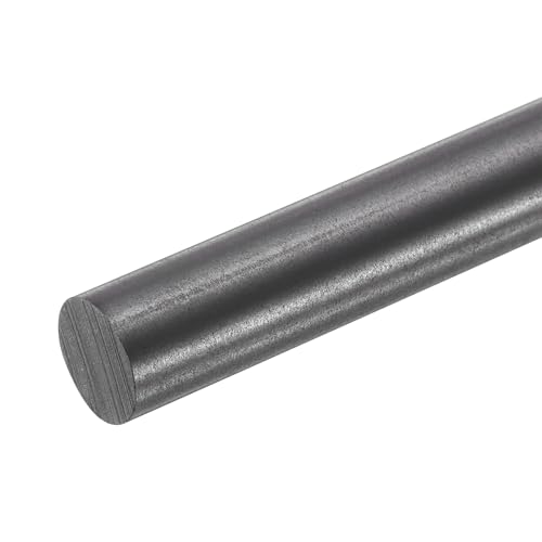 QUARKZMAN Graphitstab, Graphitrührstab Zylinder Stab Kohlestab 150x10mm Schwarz für Elektrode, Schmelzgießen, Tiegel