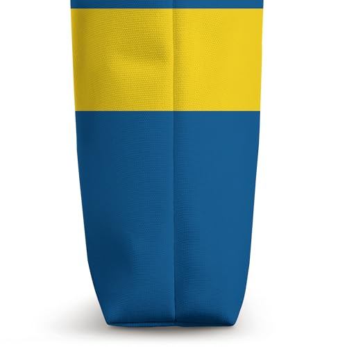 Bolso tipo tote con bandera de Suecia miniatura 3