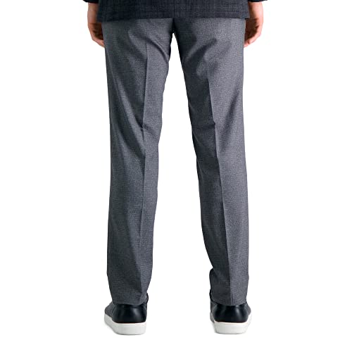 Kenneth Cole REACTION mens Slim Fit Flat Front Stretch Urban Heather Dress Pants, Medium Grey, 31W x 30L US3