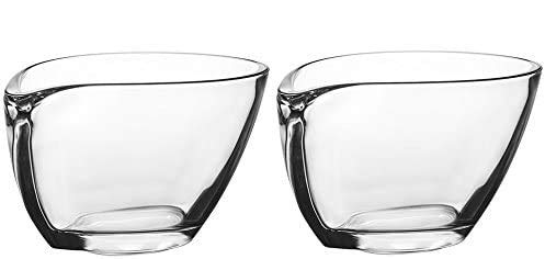 RCR Crystal Set mit 2 kleinen Obstschalen in Tropfenform,...