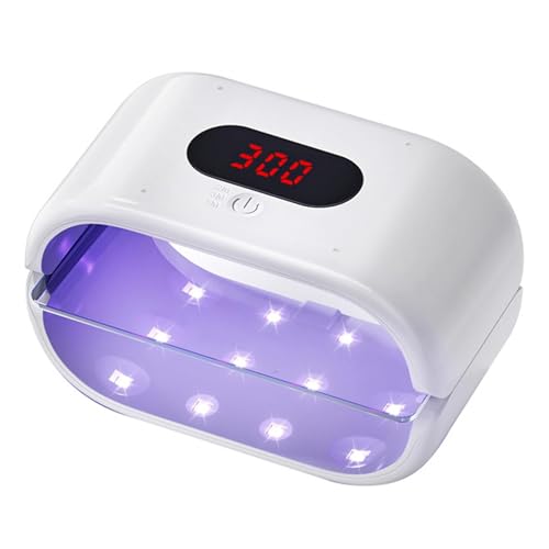 両面U-Vレジンランプ 24個のランプビーズジェルネイルランプ 2IN1手足兼用LEDネイルランプ 長時間設定 U-Vランプ レジンモールド レジン硬化用 ジュエリーに使用されます製作 DIYクラフト