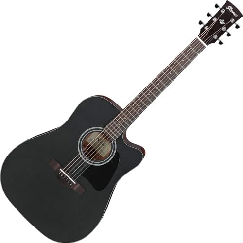 Ibanez AW247CE Artwood Weathered Black Open Pore Electro-Acoustic Guitar