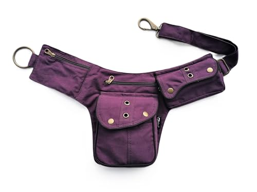 Marsupio Tasca da vita in con chiusura in ottone cotone