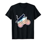Coole & lustige fliegende Katze, BMX-Fahrradkunst für BMX-Liebhaber T-Shirt