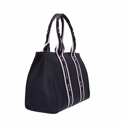 Bolso Tote Grande Armani Exchange Mujer Negro miniatura 6