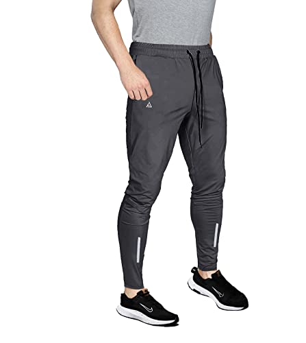 Image of AVOLT Men Slim Fit Lycra Blend Track Pants