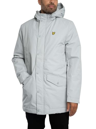 Lyle & Scott Homme Parka Technique, Grey Fog, S