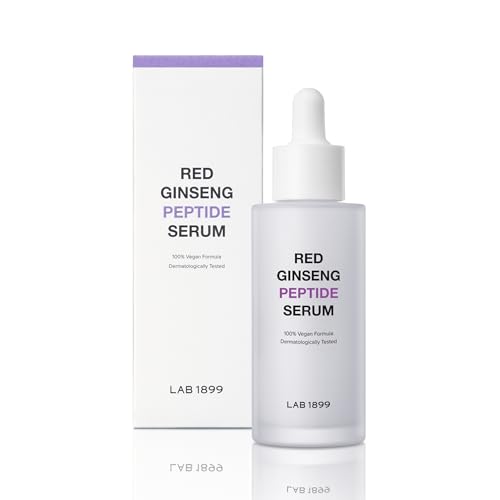 DONGINBI Red Ginseng Peptide Serum for Face, Quick Lifting Facial Serum and Moisturizer, Korean Skin Care Anti-oxidant & Anti-Wrinkle Facial Essence for Youthful and Radiant Skin 1.69 Fl Oz/50ml