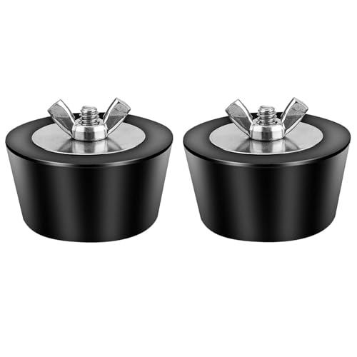 CDDCWZ Bouchon Hivernage Piscine, 2 Pièces Bouchons d'hiver en Caoutchouc Bouchon Conique D'hivernage la Corrosion, Bouchon de Retour de Piscine Durable pour...