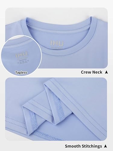 Image of Boys Neon Shirts Dry Fit Athletic T Shirts UPF 50+ Performance Cooling Shirt Short Sleeve Rash Guard Kids Top for Boys Girls