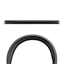 Replacement headband pads made with protein leather. Give your headset a brand new headband pad. Make it brand new look. This headband is compatible with AKG Y40, Y45, Y45BT headphones. Product Dimensions: 9.96 x 0.51 inches (25.3 x 1.3 cm), Color: B...