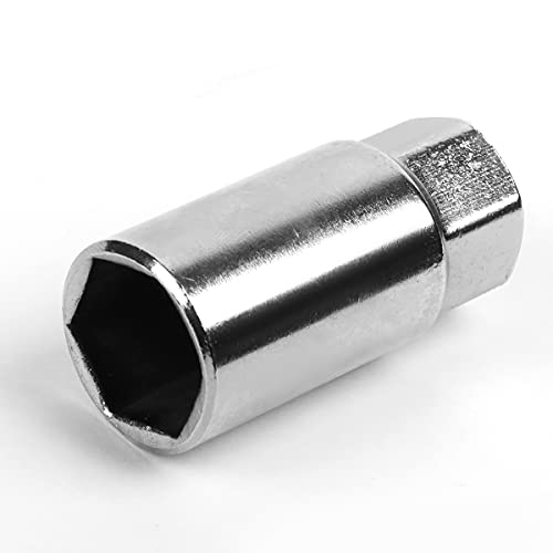 Image of J2 Engineering LN-T7-024-125-BK 20Pcs M12 x 1.25 7075-T6 Aluminum 35mm Close-End Lug Nut w /Socket Adapter (Black)