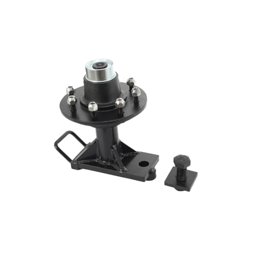 YILIKISS 1 Pcs Shipping Container Wheel 8 Lugx6.5 Bolt-on Spindle Kit, Heavy-Duty Container Axles with Handle Container Wheel Shifting Tool, Container Fittings Moves 20-40ft Shipping Container