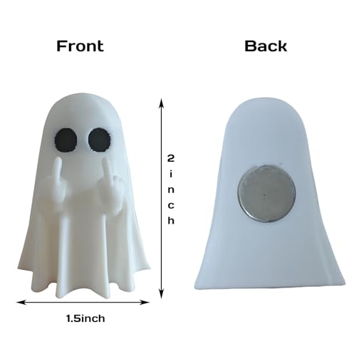 2 Piezas Imanes Decorativos Fantasma para Refrigerador miniatura 6