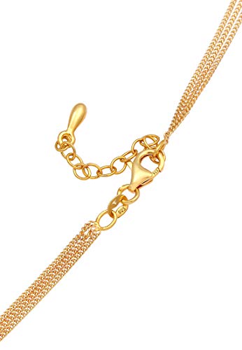 Elli Collana Donne Girocollo Strati con Cristalli